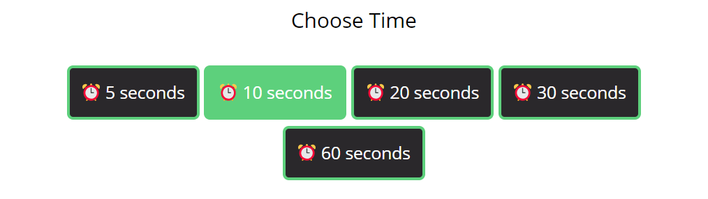 Spacebar Test, Test Your CPS, Spacebar Test